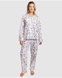 Sant And Abel - Women's Drawbertson Longhorns Long PJ Set