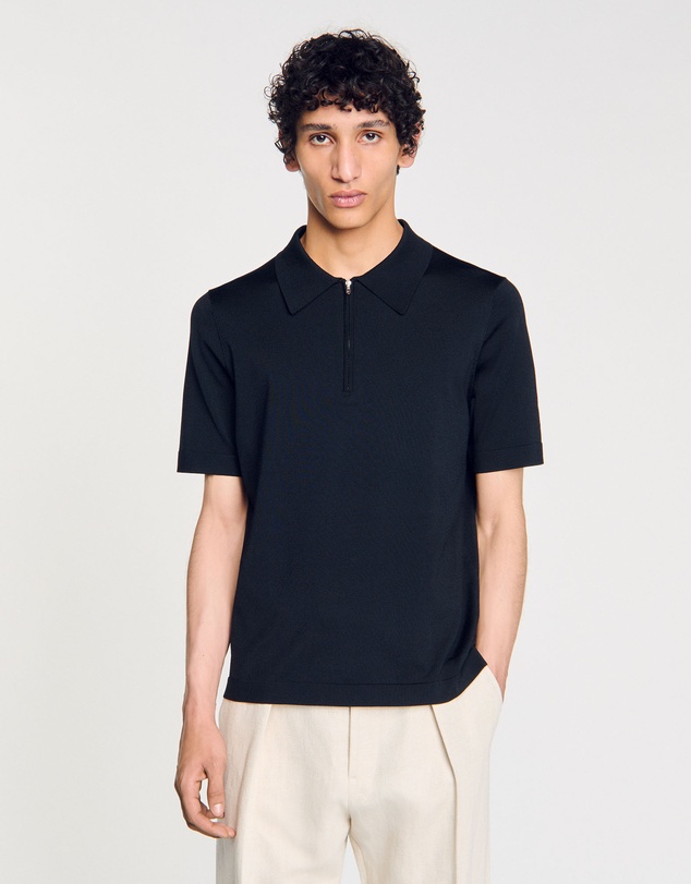 Sandro - Pablo Zip Sweater