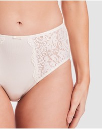 Kayser - 2 Pack Daily Essentials Stretch Lace & Cotton Full Brief (219)