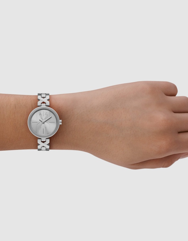 Armani Exchange - Silver Tone Analogue Watch
