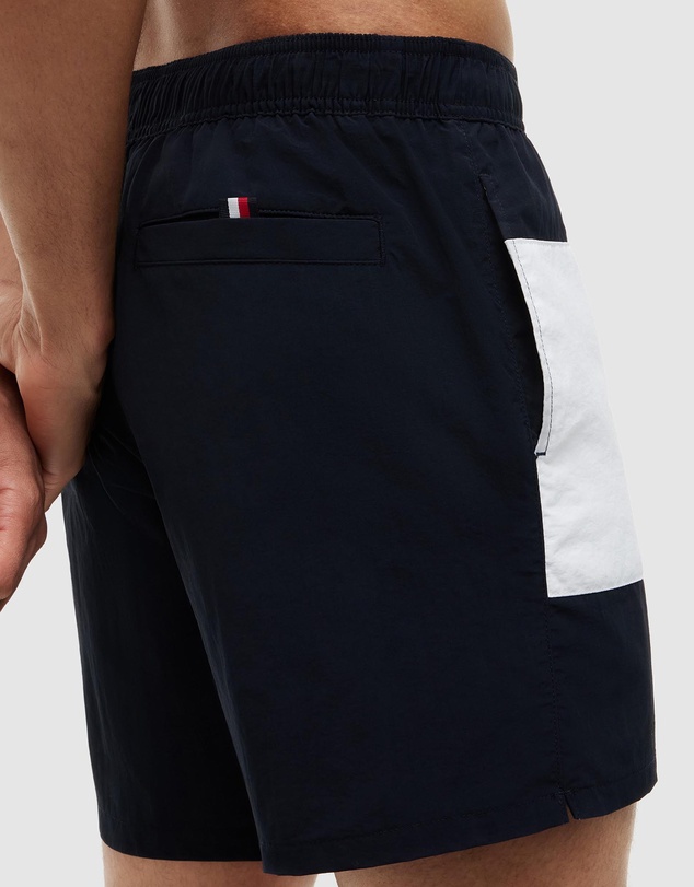 Tommy Hilfiger - Classic Colour-Blocked Mid Length Swim Shorts