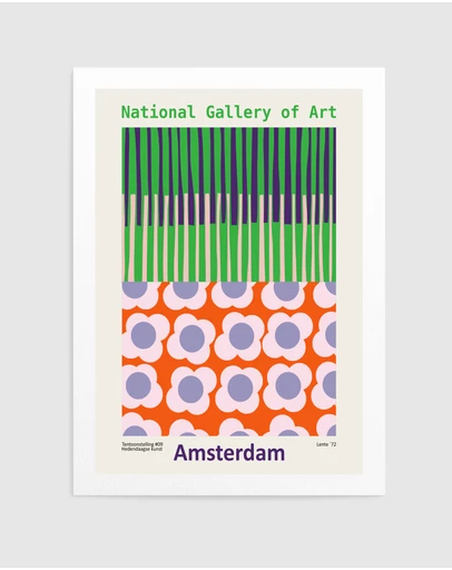 Olive et Oriel - National Gallery Of Art Amsterdam by Annick Art Print