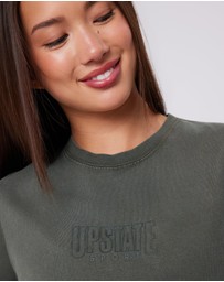 Upstate - Urban Box Tee - Washed Urban Ivy