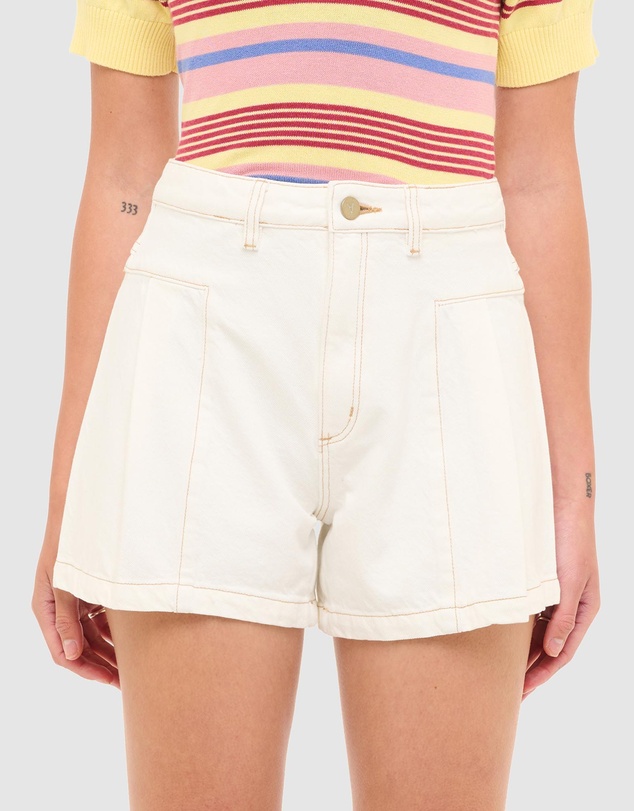 Abrand - 94 High Pleated Shorts - ICONIC EXCLUSIVE