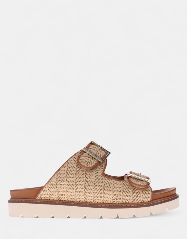 Mia Vita - Daisy Slide - Natural Raffia