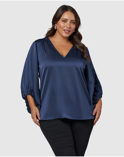 Pink Dusk by Curve Project - Lover Boy Blouse
