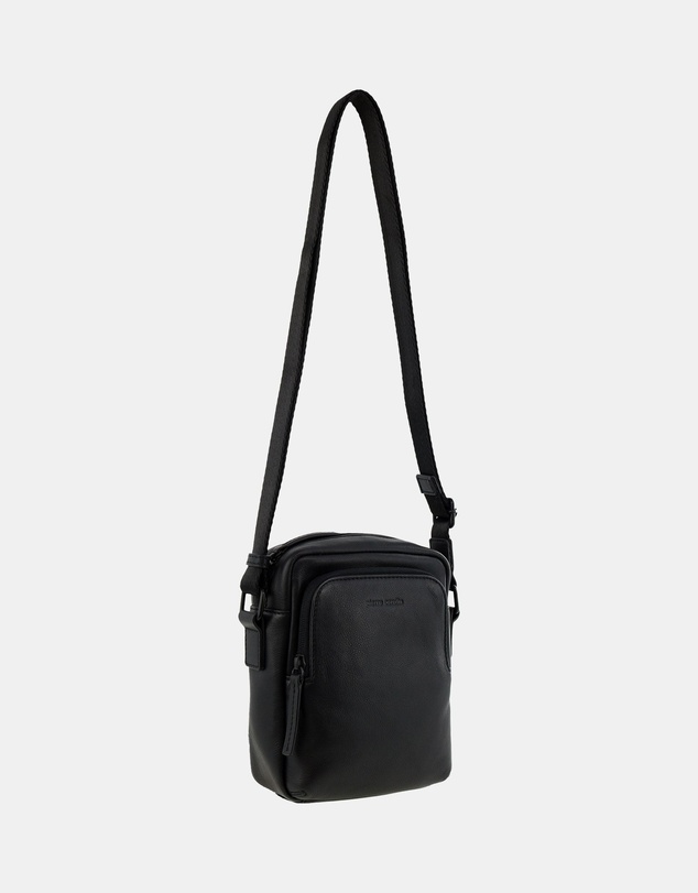 Pierre Cardin - Pierre Cardin Men's Leather Classic Crossbody Bag