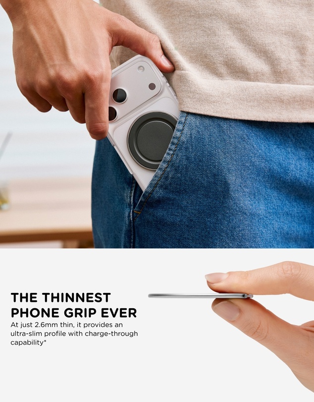 PopSockets - PopGrip LowPro MagSafe Mount Grip Stand
