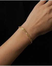 HOUSE OF SLANI - Textured Amara Gold Bracelet