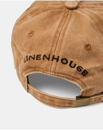 Linen House - Embroidered Slogan Cap