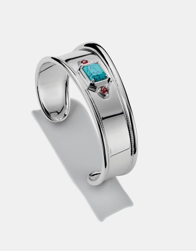 THOMAS SABO - THOMAS SABO Elyndra Bangle with Turquoise Stone