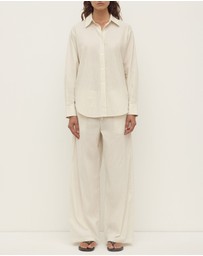 Assembly Label - Marina Stripe Fitted Shirt