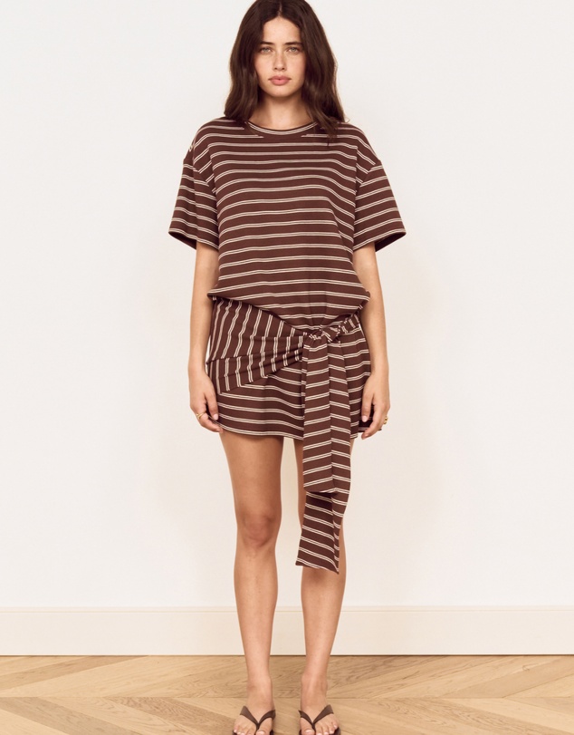 MINKPINK - Vesper Tie Waist Mini Dress