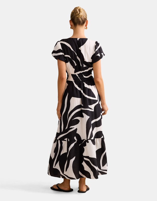 Forever New - Mara Puff Sleeves Midi Dress