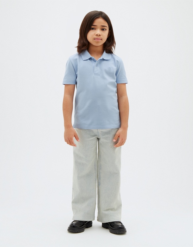Calvin Klein Jeans - Boys Solid Pique Polo Shirt
