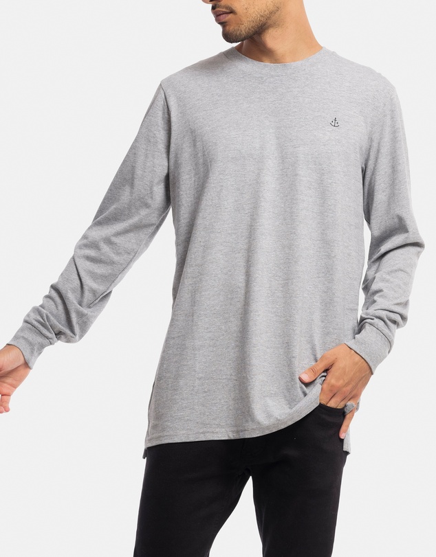 Stock & Co. - Stock & Co Anchor Embroidery Long Sleeve Tee