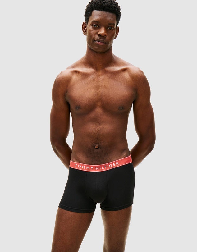 Tommy Hilfiger - 3-Pack Essential Logo Waistband Trunks