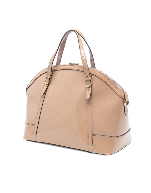 Pre-Loved by Azura Reborn - Pre-Loved Large Microguccissima Patent Nice Dome Satchel