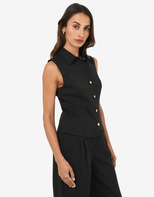 Forcast - Dolly Collared Vest