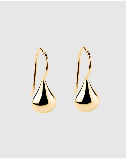 Najo - Baby Tears Yellow Gold Earring
