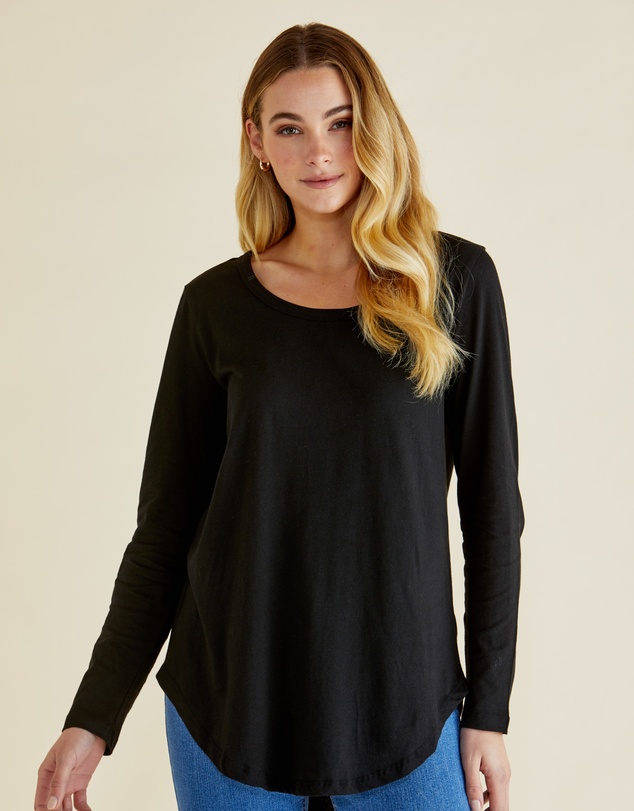Betty Basics - Megan Long Sleeve Top