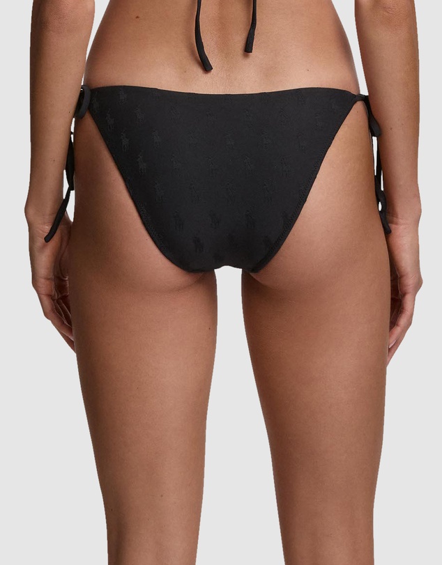 Polo Ralph Lauren - Logo Jacquard Ricky String Tie Side Bikini Bottom