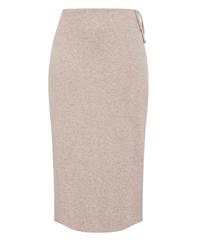 City Chic - Callie Knit Wrap Midi Skirt