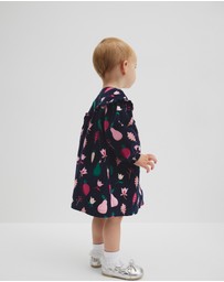Country Road - Fruit Frill Long Sleeve Cord Dress