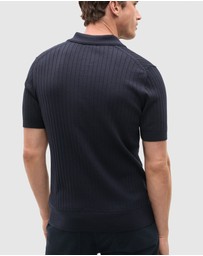 Seed Heritage - Short Sleeve Merino Knit Polo