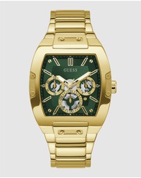 GUESS - Guess Phoenix Gold Tone & Green