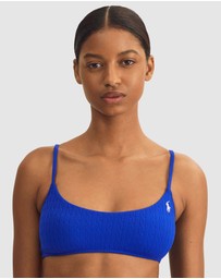 Polo Ralph Lauren - Cable Jacquard Kennedy Scooped Bikini Top