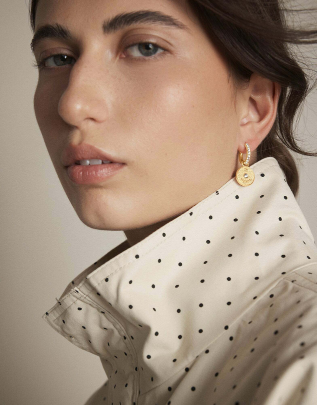 MIMCO - Amulet Charm Hoop Earrings
