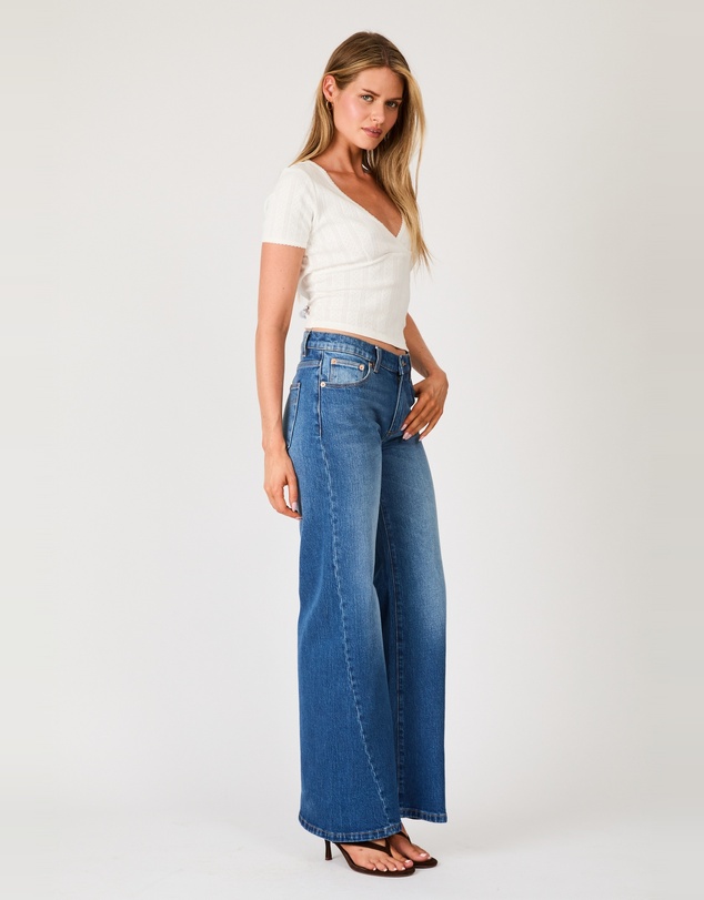 Rolla's - Pointelle Cross Over Top