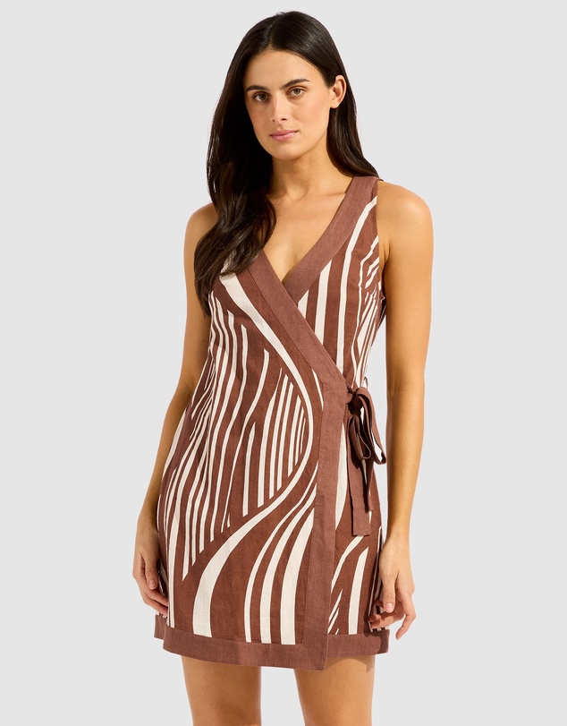 Seafolly - Coastline Mini Wrap Dress