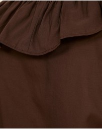 The Fated - Alexis Tie Front Ruffle Top