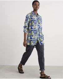 Seasalt - Seasalt Cornwall Green Wren Flutter Shirt