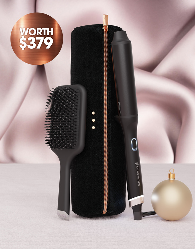 ghd - chronos curve max Curling Wand Gift Set in Black