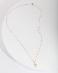 Lovisa - Gold Plated Sterling Silver Cross Necklace