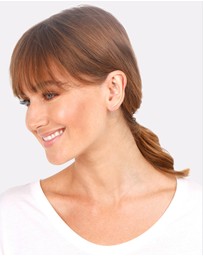 Elli Jewelry - Earrings Single Earclimber Ear Clamp Domed in 925 Sterling Silver Gold Plated