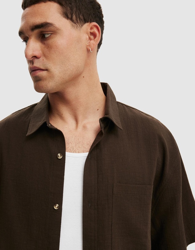 Cotton On - Boxy Fit Short Sleeve Shirt