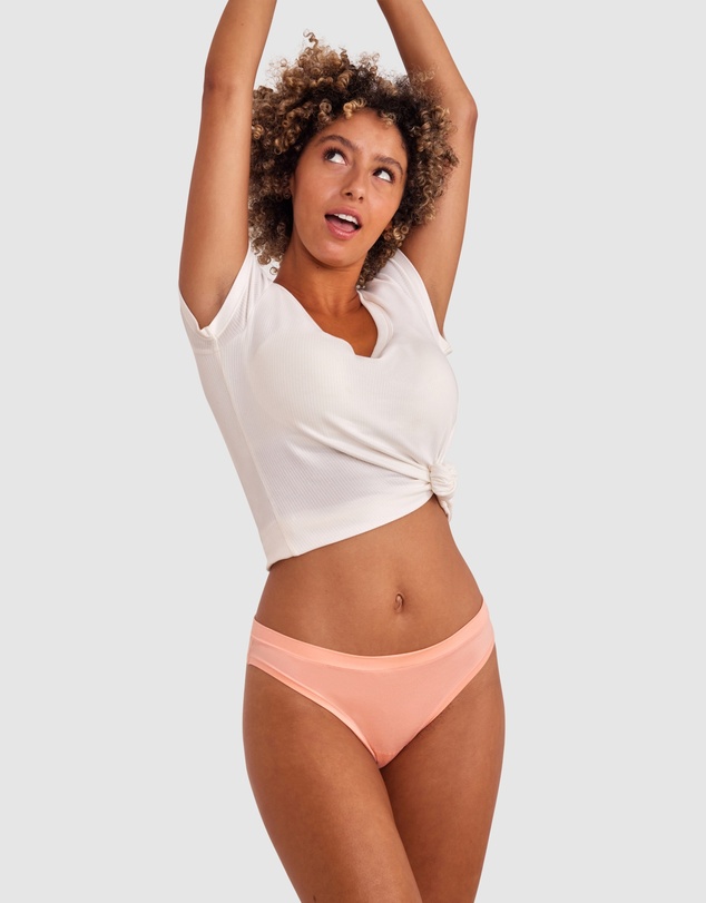 Bras N Things - Body Bliss Brazilian Knicker - Light Coral
