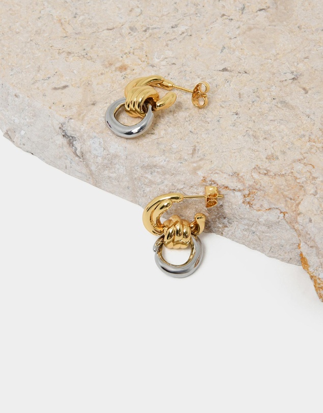 Forcast - Samra Two Tone Earrings