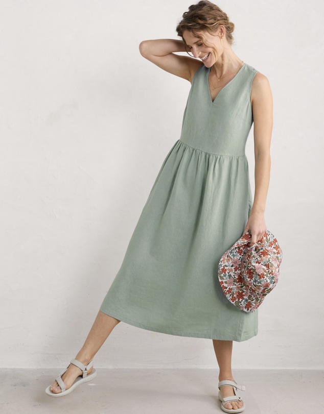 Seasalt - Seasalt Cornwall Green Lowland Heather Dress