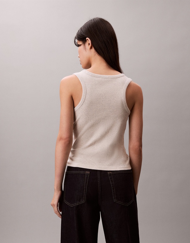Calvin Klein Jeans - Cotton Stretch Ribbed Tank Top
