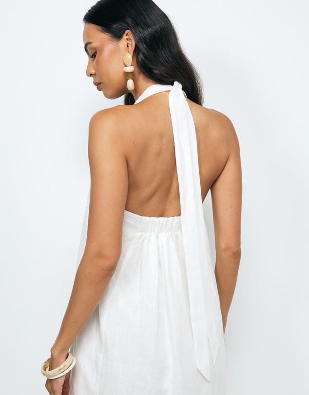 AERE - Dovie Linen Maxi Dress