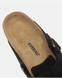 EVERAU - EverAU Ugg Brooklyn Cow Leather Upper Loafer Oxfords Flats