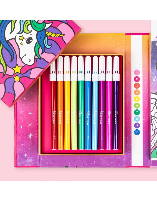 Tiger Tribe - Colour By Numbers - Unicorn Dreaming
