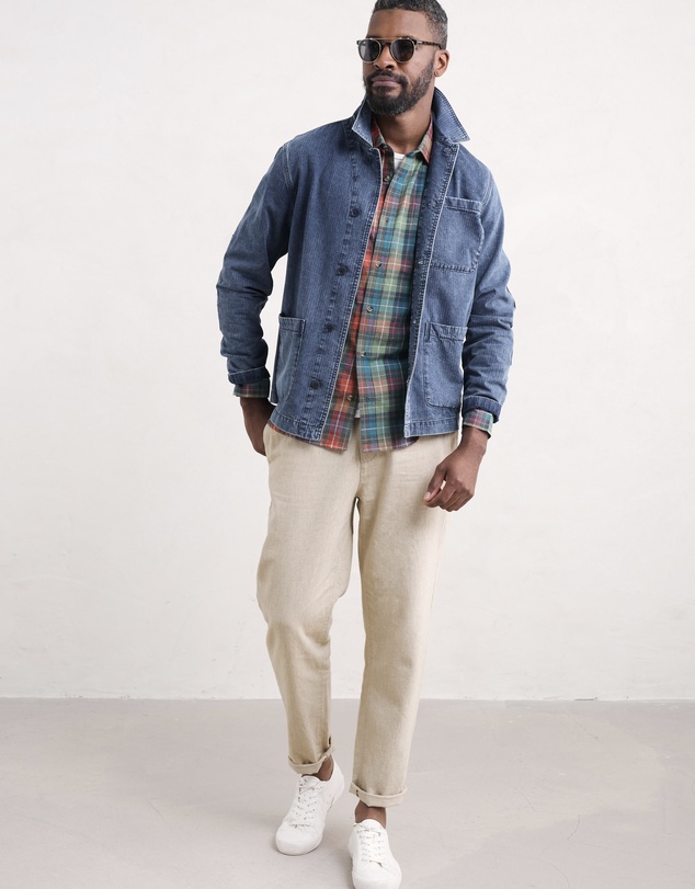 Seasalt - Seasalt Cornwall Multi Banyan Checked Cotton Shirt