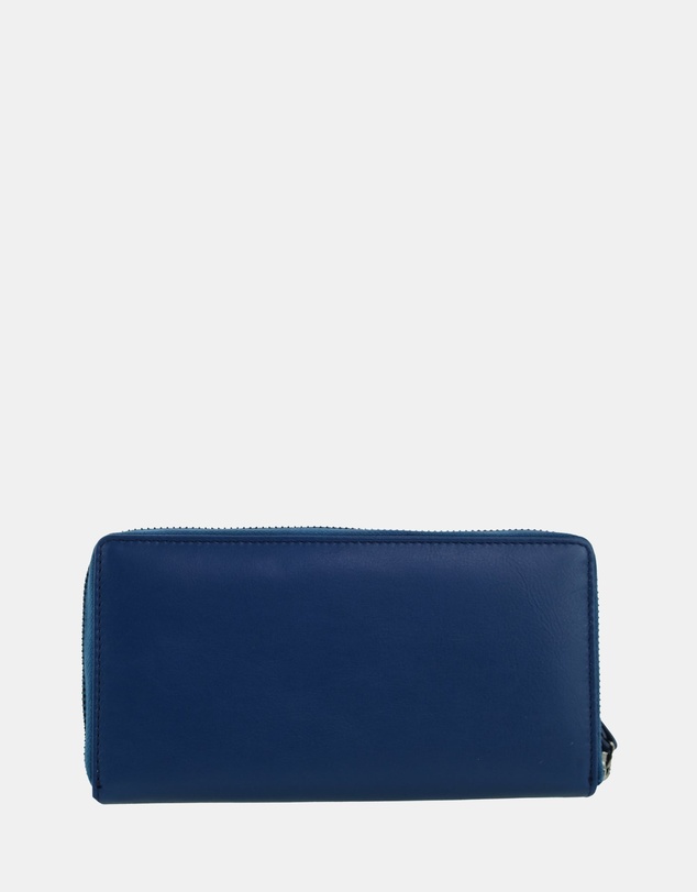 Pierre Cardin - Pierre Cardin Women's Leather Zip around wallet w/ Wristlet
