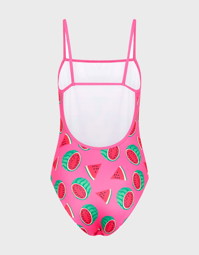 Budgy Smuggler - Thin Strap Racer in Watermelon Sugar Thighs